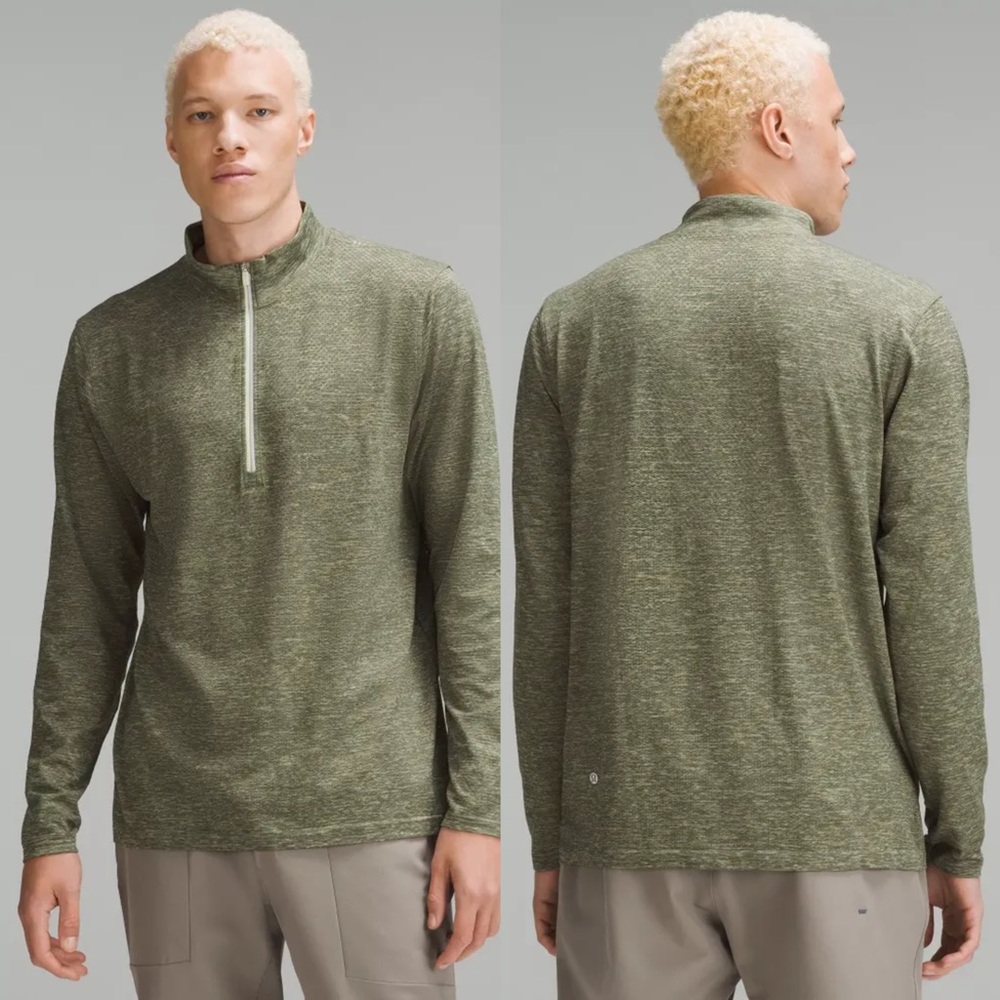 LULULEMON
Metal Vent Tech Midweight Half Zip Dewy/Army Green